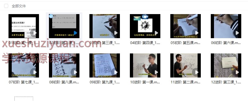 耀老师梅花易数初级➕进阶12集视频课Y插图