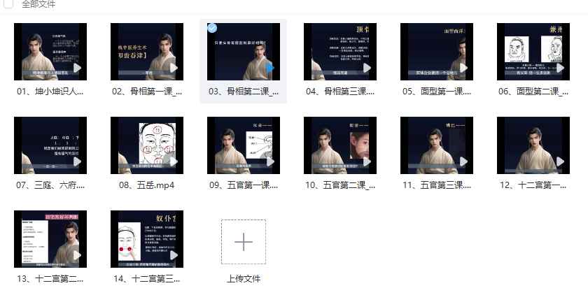 坤小坤面相识人术基础课程14集 视频课Y插图 坤小坤面相识人术基础课程14集 视频课Y插图