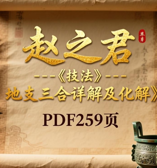 251040赵之君《技法–地支三合详解及化解》pdf 259页 电子版Y插图 251040赵之君《技法–地支三合详解及化解》pdf 259页 电子版Y插图