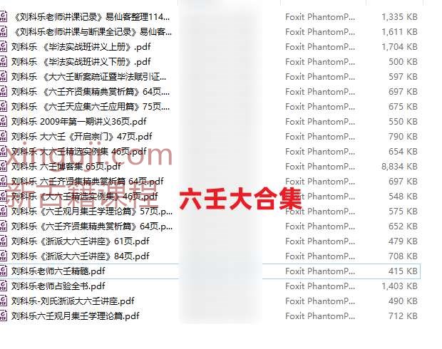 刘科乐老师大六壬相关书籍资料讲义文档21份插图