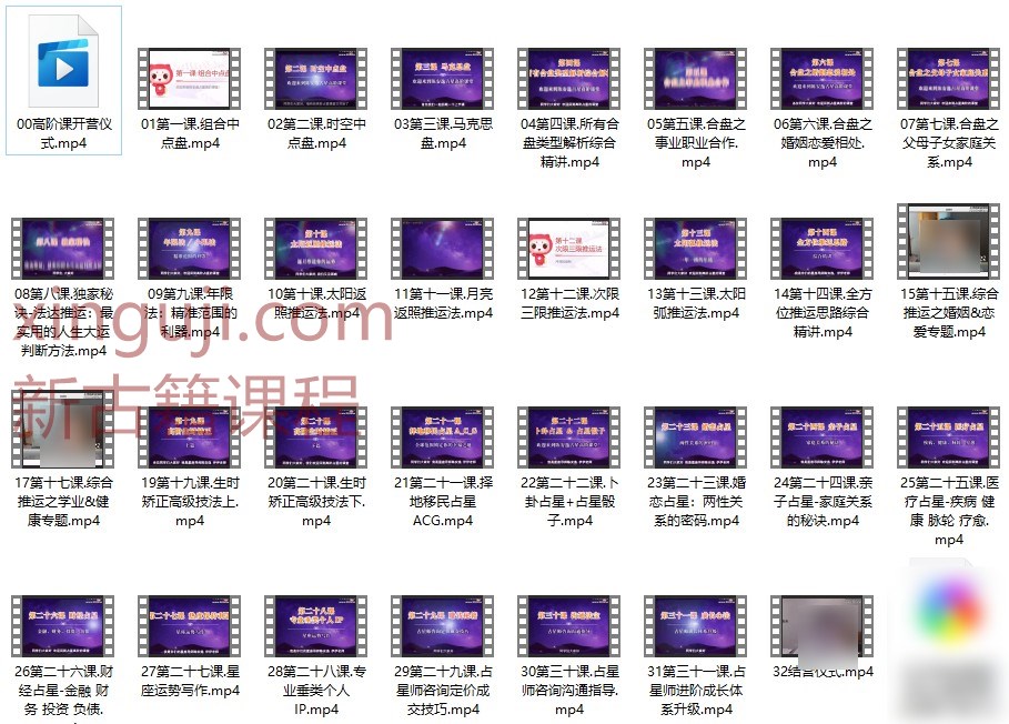 2022陈安逸高阶-职业占星师高阶实战营31集插图