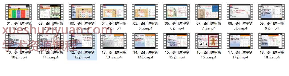 张继忠《奇门遁甲高级课程》18集Y插图