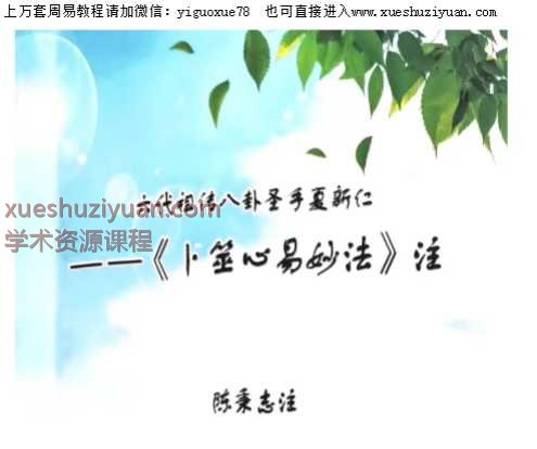 夏新仁卜筮心易妙法237页Y插图