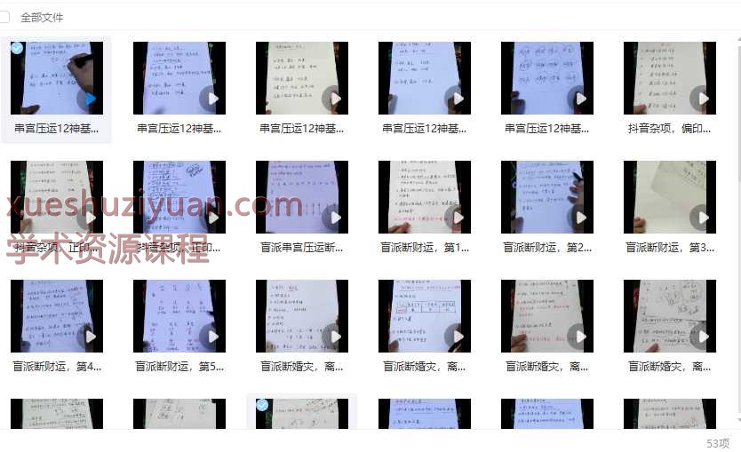 盲派祖传秘诀，八字过三关准确率高， 、盲派八字技法类53集插图