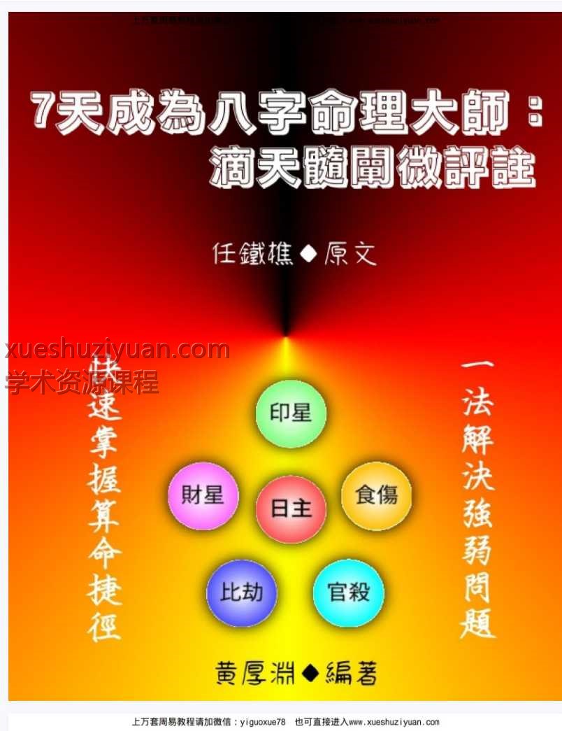 黄厚渊《7天成为命理大师：滴天髓阐微评注》PDF文档584页Y插图
