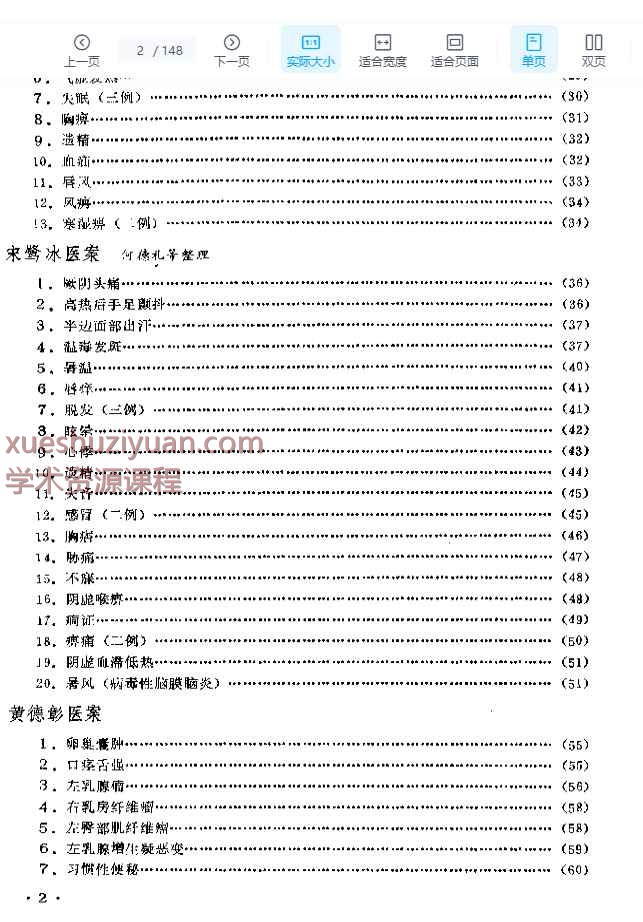 成都中医学院老中医医案选  第二集插图1