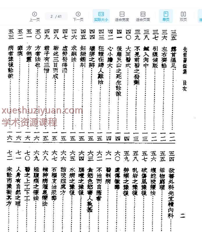 皇汉医学丛书13先哲医话集插图