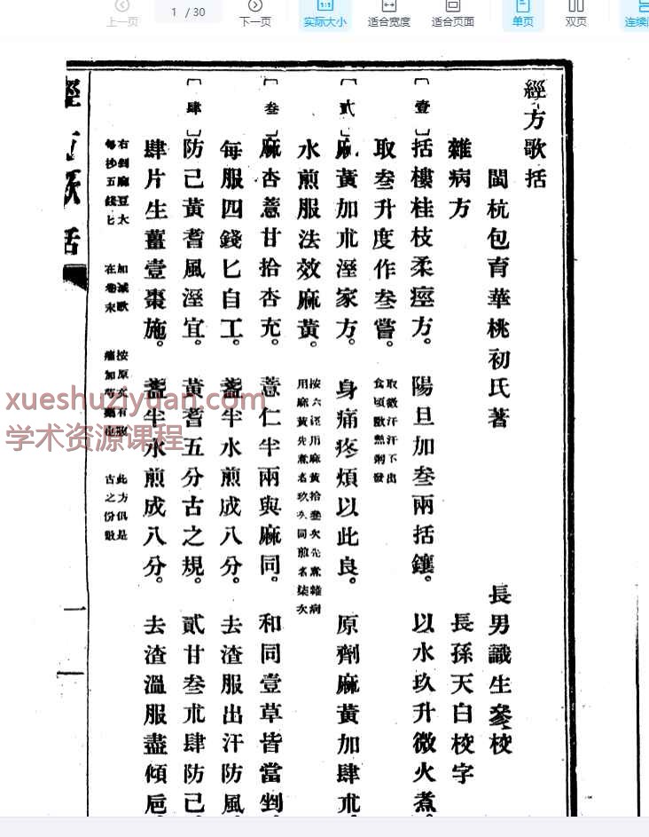 经方歌括-杂病插图