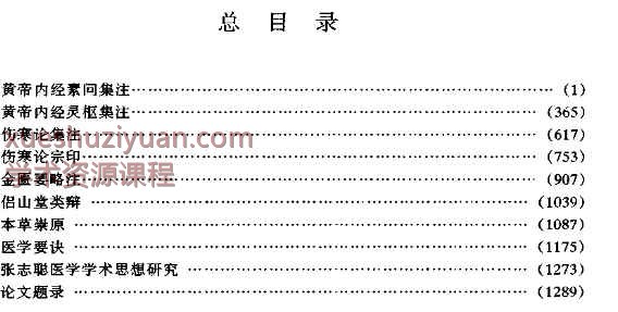 明清名医全书大成(张志聪医学全书.)1289页插图1