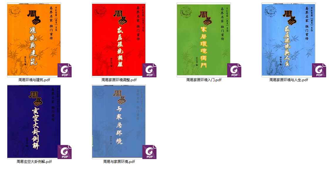 李计忠周易家居与环境系列6本PDFY插图