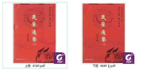李计忠八字岁荣通鉴上下2册PDFY插图
