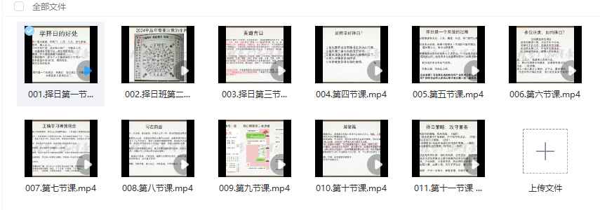 花泽豪甲辰年第七期择日传承班-【11节】视频Y插图