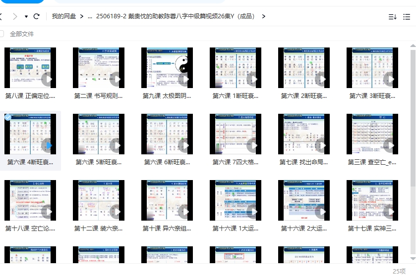 戴贵忱的助教陈蓉八字中级篇视频26集Y（成品）插图