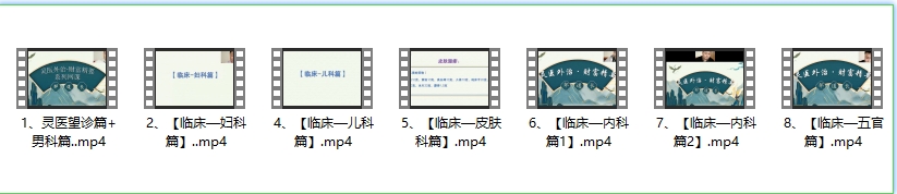 250749 【灵医外治·财富精要】系列网课8集插图