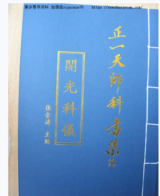 张金涛《正一天师科仪书集-开光科仪》79页插图