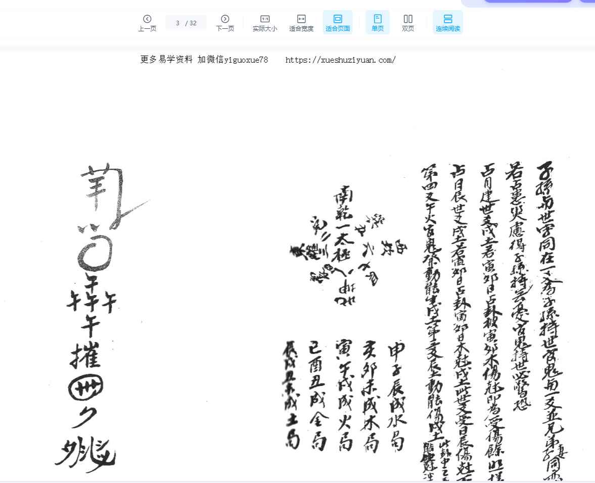 《祖传符咒秘传》手抄原本32页插图1