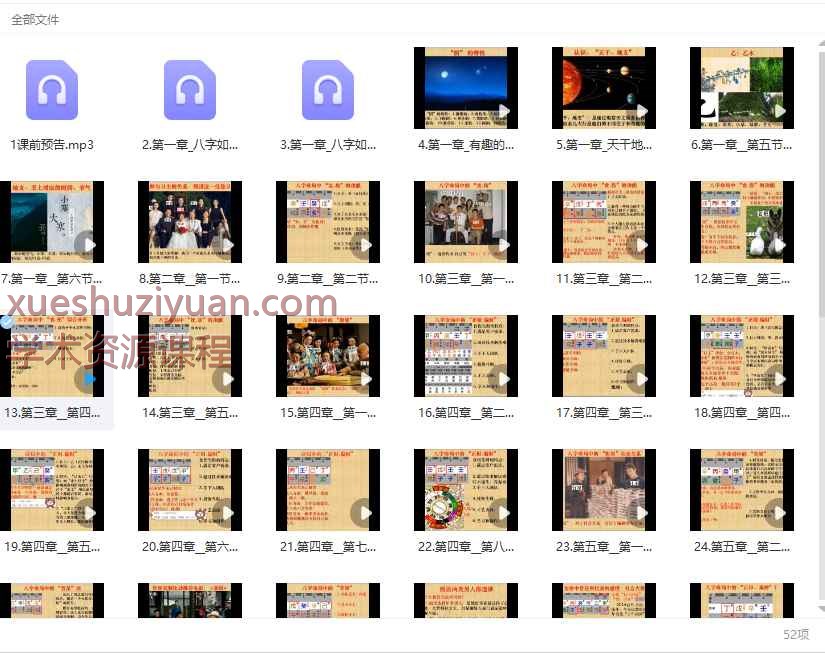 赖冠扬《一周学会八字命盘 》52集视频音频，轻松掌握婚姻财富和事业Y插图