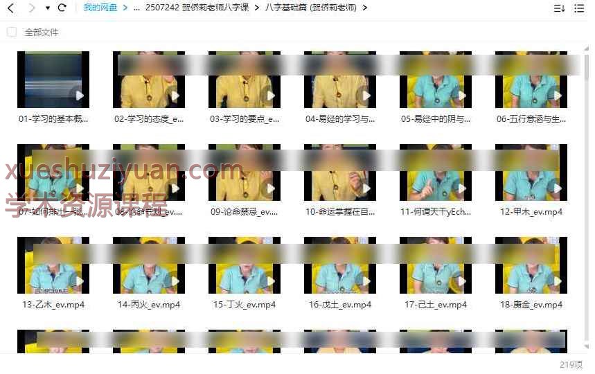 贺侨莉老师八字课 命运解码全攻略：贺侨莉八字400+集视频，从入门到精通命盘解析与运势把握219+233插图