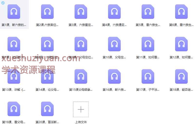 民间秘传盲师六亲定位专题弟子提高班录音20集+文字20本Y插图