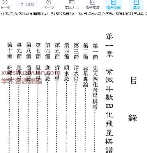 十八飞星紫微斗数密义 飞星山人编著  210P插图2