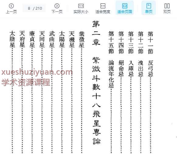 十八飞星紫微斗数密义 飞星山人编著  210P插图1