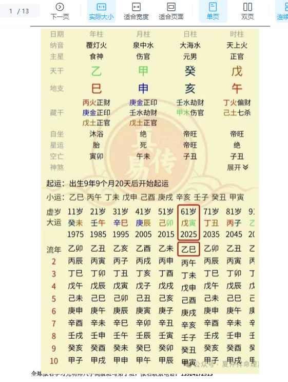 2508261 释永信事件，背后不为人知的秘密深度解析，破解八字原局与流年大运三者的神奇作用关系，掌握官非牢狱、破财出灾的准确断法PDF文档13页，25年7月29日夜晚真传云易直播揭秘Y插图